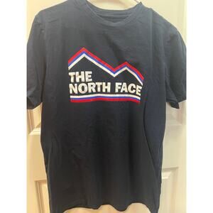The North Face Graphic T Shirt Mens Medium Black Logo Outdoor Tee